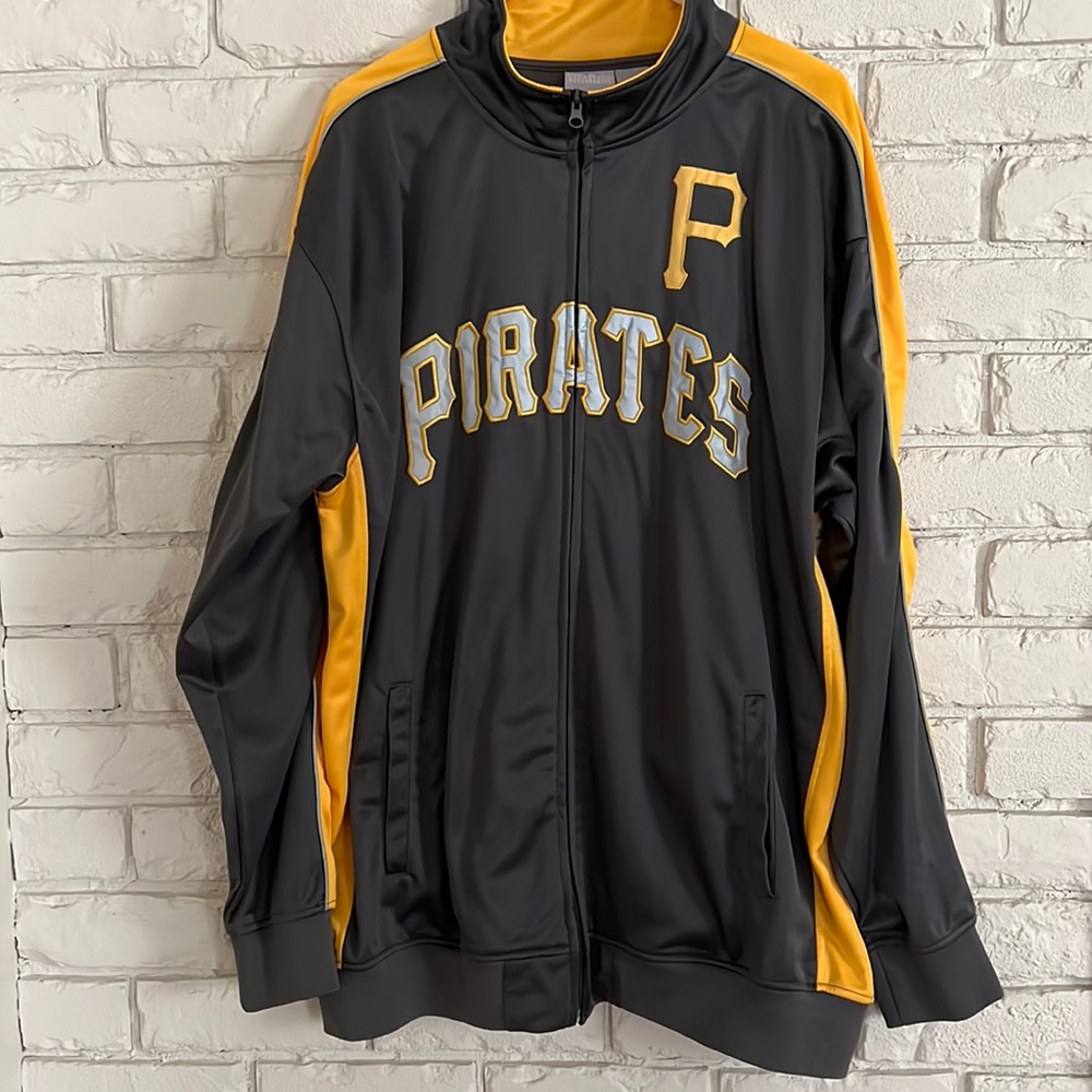 Pirates grey fleece lined zip up jacket